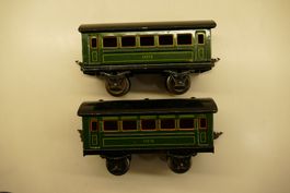 Märklin 0: 2x3.Kl. Personenwagen 17210