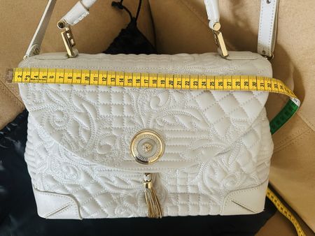 Versace Vanitas  BORSA celeste chiaro come nuova!