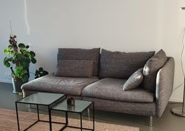 Söderhamn - Gemütliches 2er Sofa in Grau - Ideal für kleine