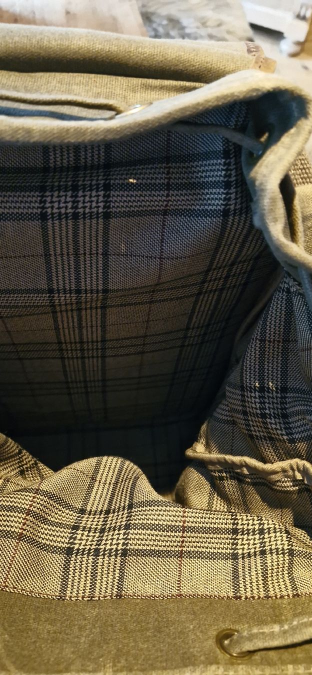 Zaini: Schöner Rucksack, Canvas & Leder, – Usato da Lommiswil venduto da Flumer1 3