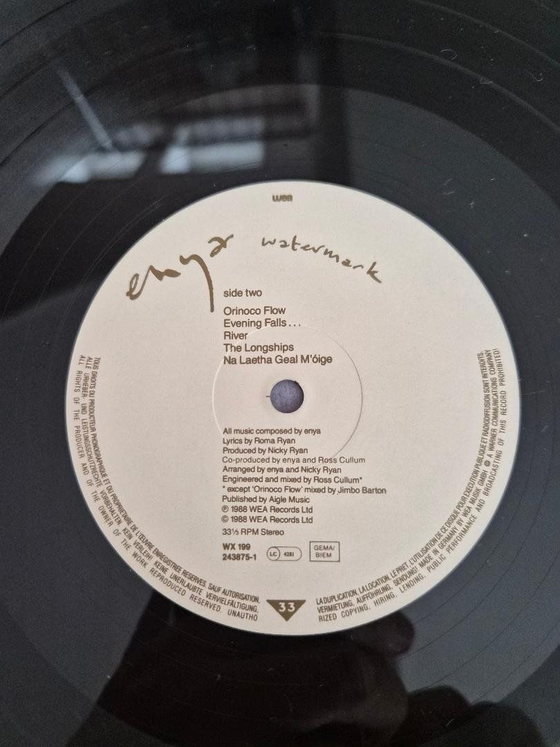 Dischi in vinile: Schallplatte / LP Enya Watermark 1986 – Usato da Dielsdorf venduto da Haesi0 4