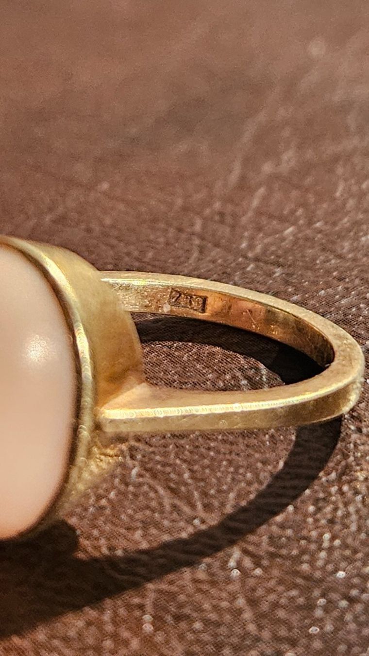 Anelli: Goldring 750er mit Stein – Usato da Belp venduto da Ginus85 1