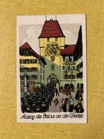 Ansichtskarte "Ausgang des Bat 42 an die Grenze" Luzern