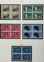 LOT 4ER BLOCK SCHWEIZ NEU 1958