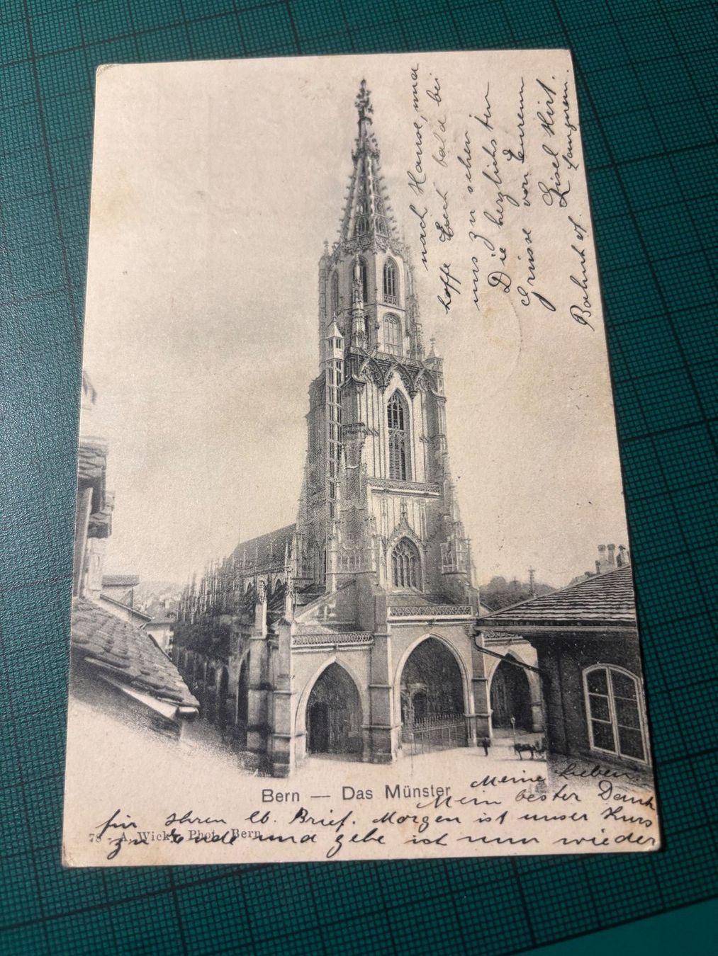 Ansichtskarten: AKs 3Stk BERN 1902/04 – Gebraucht aus Utzenstorf von Rose0303 4