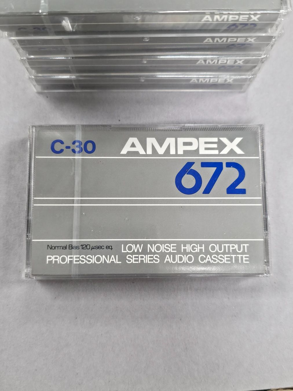 Musicassette: 5x Ampex C-30 672 Kassette - NOS – Nuovo e nell'imballaggio originale da Dietlikon venduto da litisop