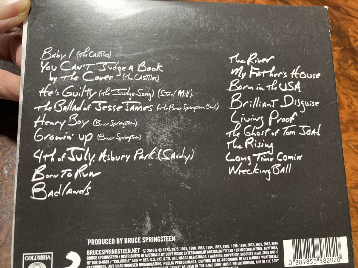 CD: BRUCE SPRINGSTEEN Chapter and Verse CD – Usato da Zürich venduto da Mameloschn 1