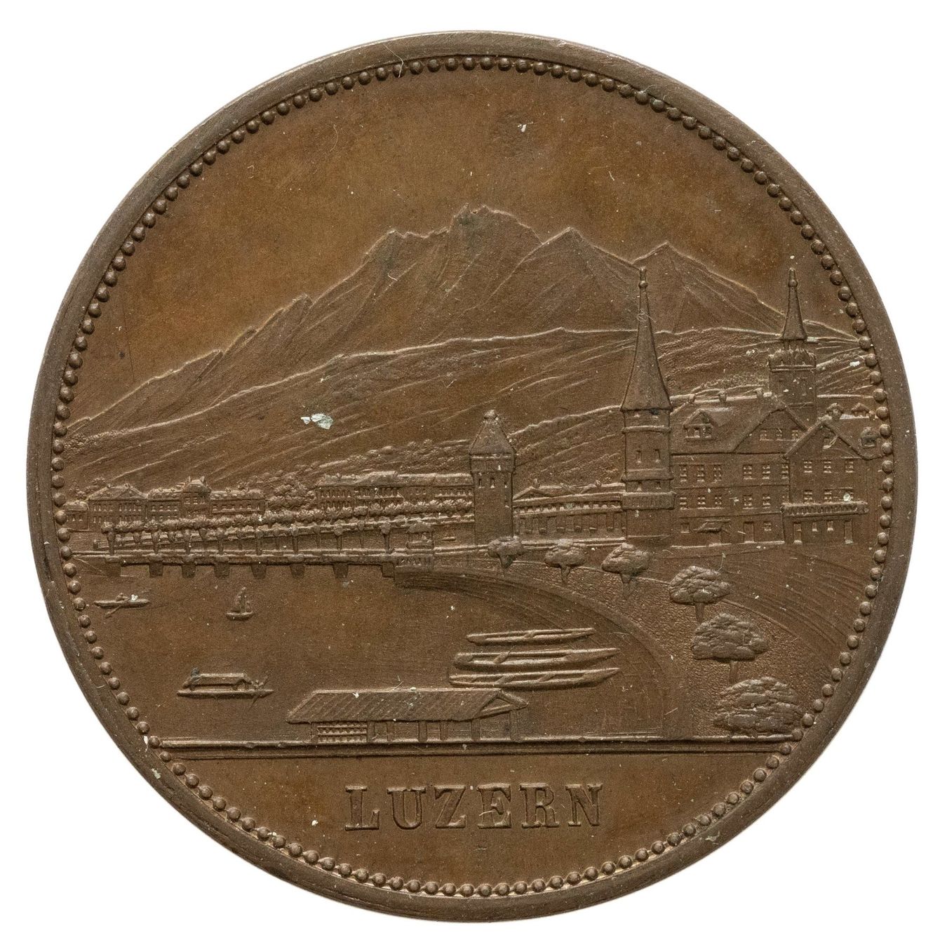 Medaglie: Eidgenössisches Turnfest 1888 Luzern – Usato da Rotkreuz venduto da Swiss-Coins 1