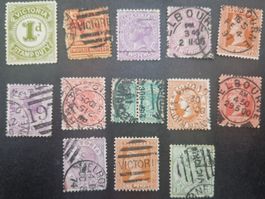 Briefmarken Sammlung Victoria