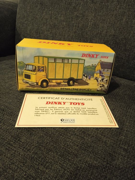 RARE ! DINKY TOYS 1:43 BERLIET GAK BACHE N° 584 ? - BOITE Box