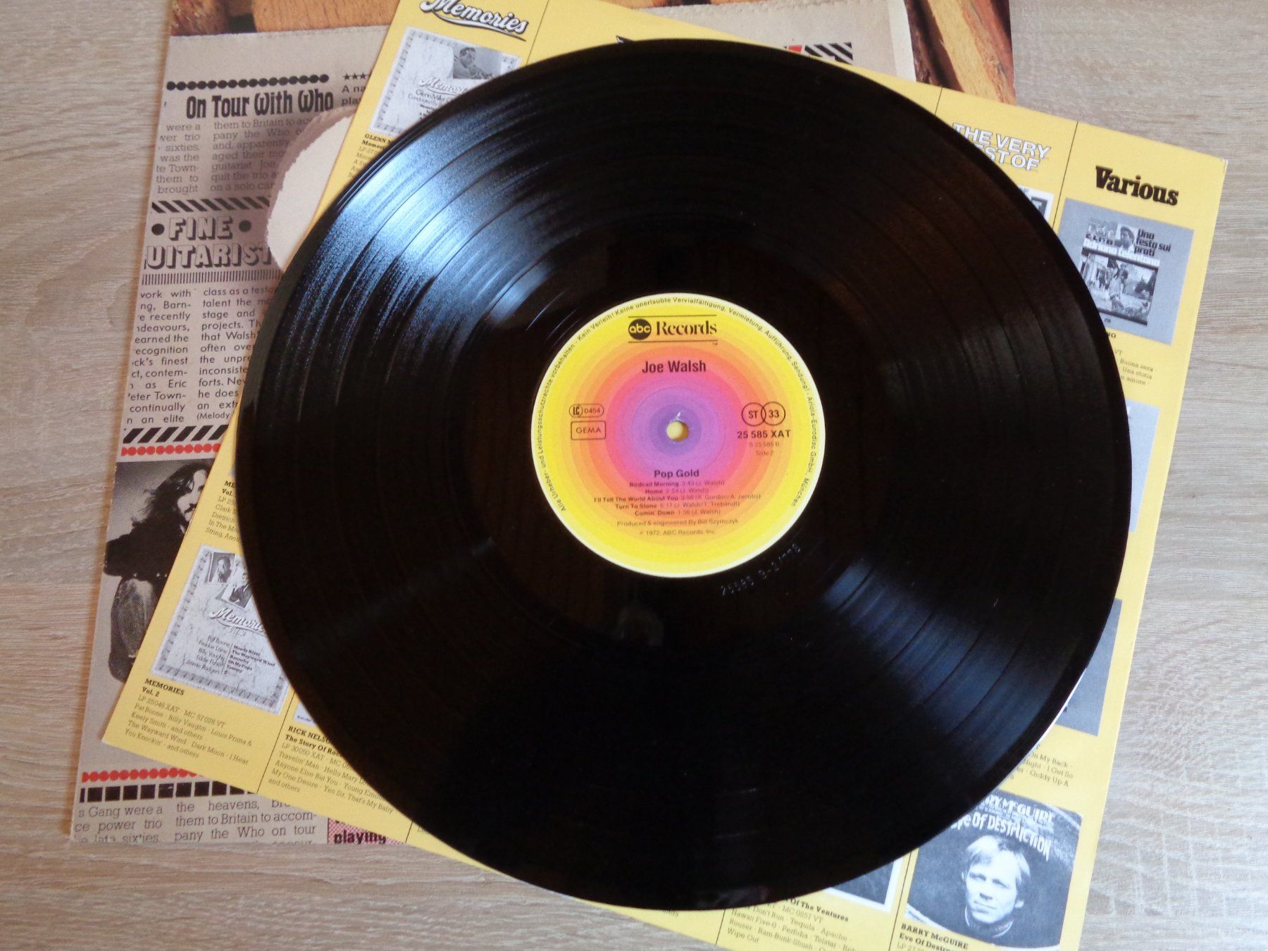 Dischi in vinile: JOE WALSH - POP GOLD – Usato da Weiningen ZH venduto da Princebebe 2