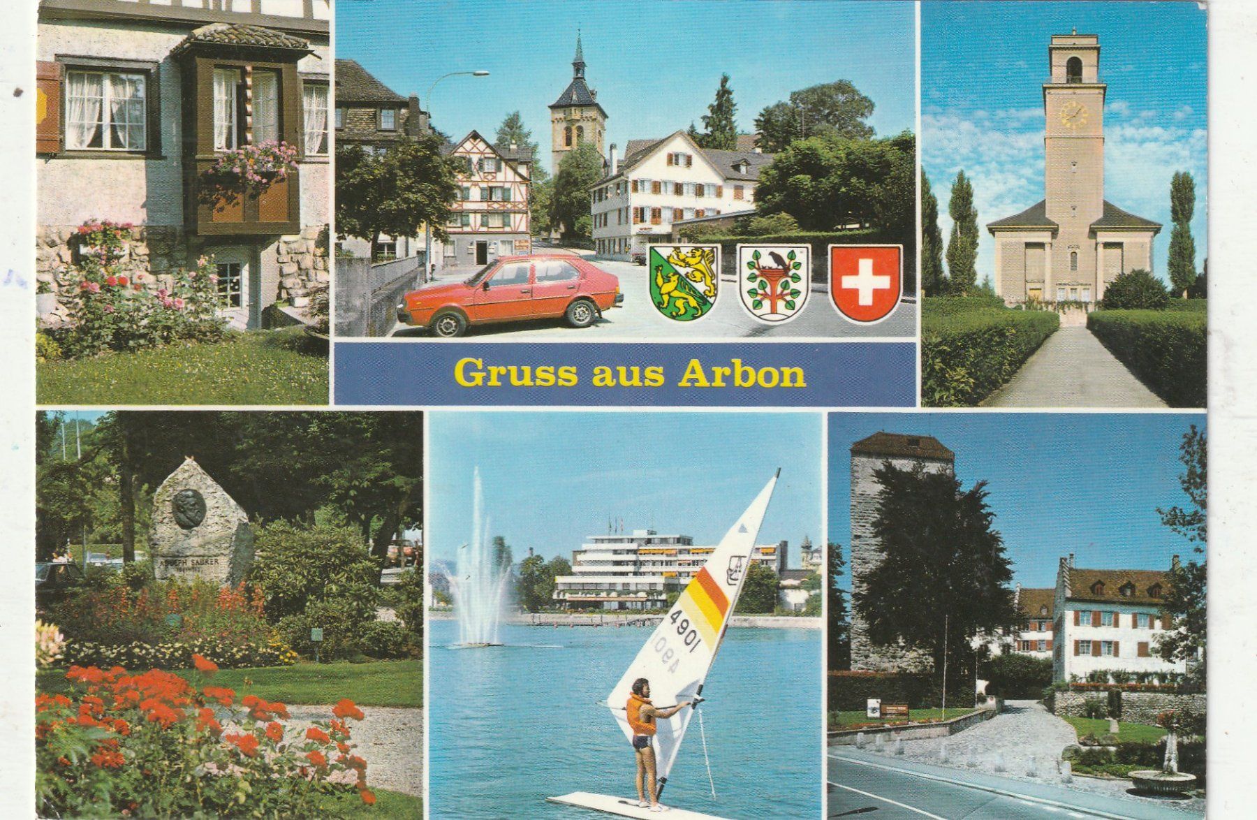 Cartoline postali: Gruss aus Arbon – Usato da Lumbrein venduto da made02