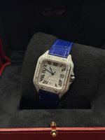 Cartier Santos Large – Iced PAVE NEW