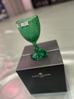 LAGERVERKAUF! VISTA ALEGRE BICOS SET 4 WATER GOBLETS GREEN