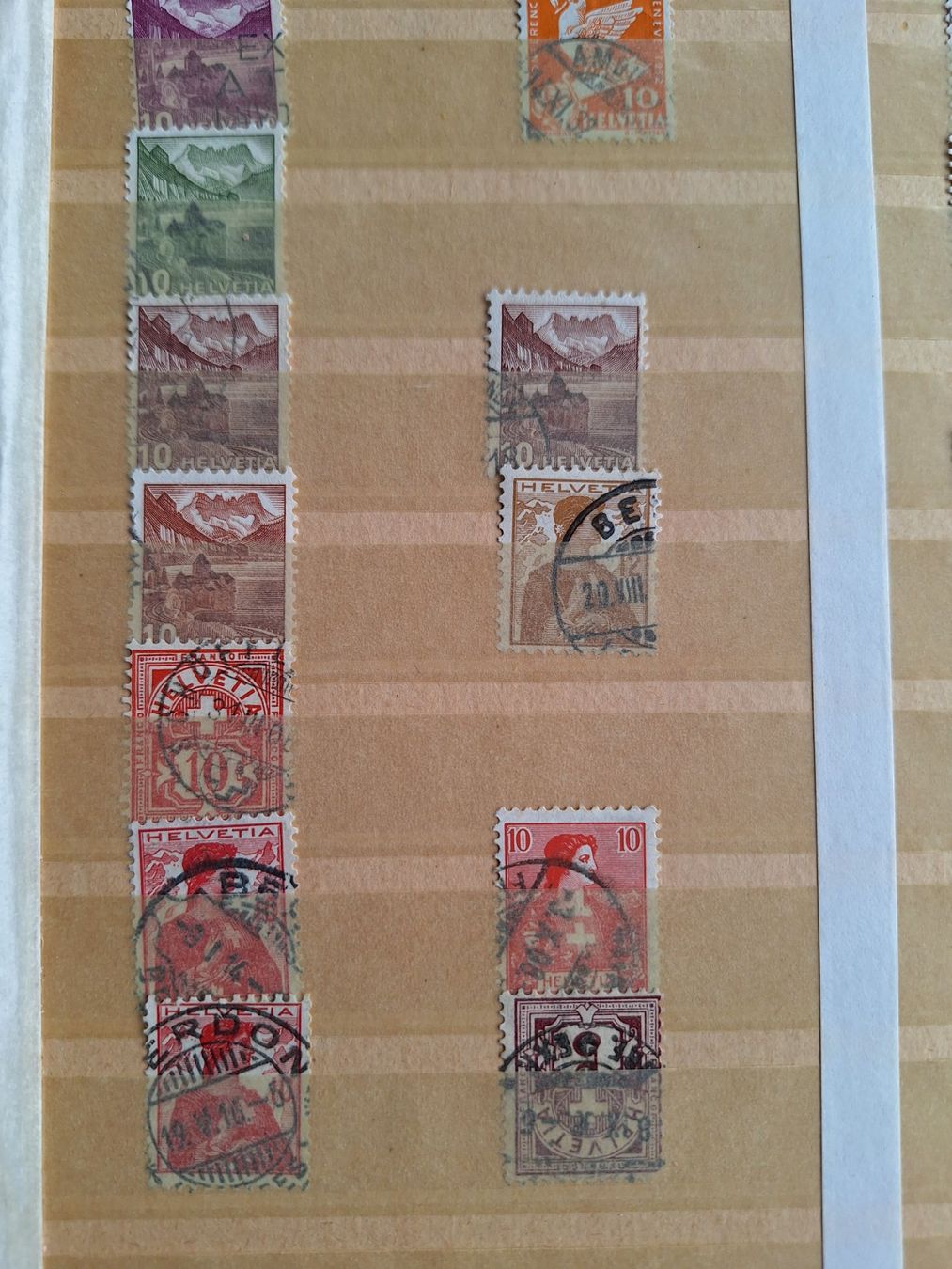 Alle Briefmarken: LOT ALTE BRIEFMARKEN – Gebraucht aus Huttwil von Kunterbuntli 2