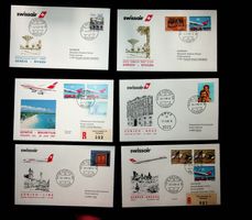 SUISSE  POSTE AÉRIENNE  6 VOLS 1987-1988 /U138