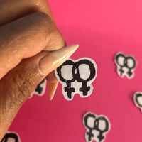 Venus symbol sticker