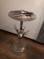 Shisha Edelstahl mit 4 Anschlüssen inkl. Zubehör