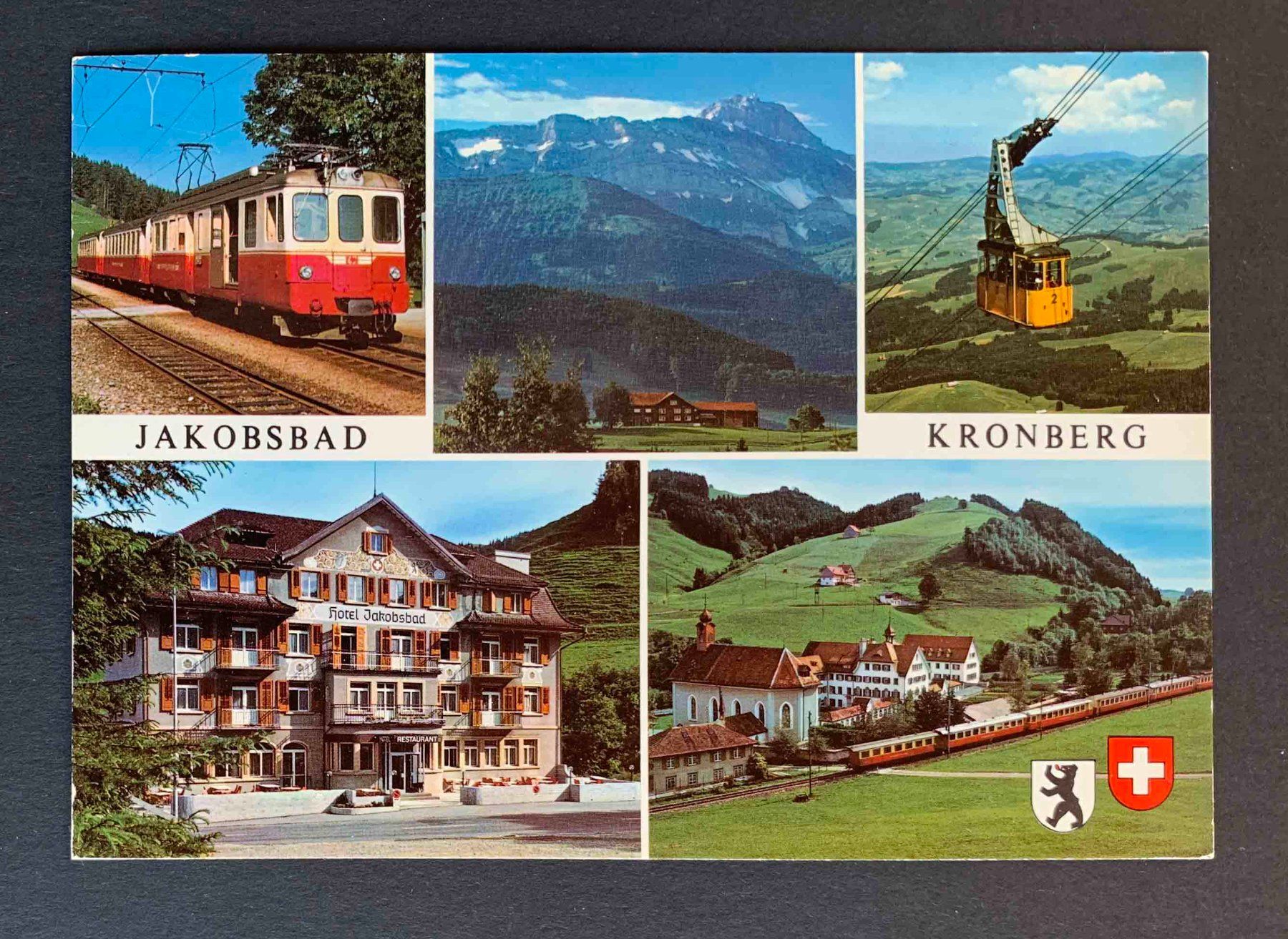 Cartoline postali: AK Jakobsbad Kronberg Appenzell – Usato da Goldau venduto da artelier1