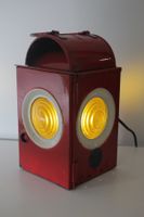 Locher Eisenbahn Signallampe elektrisch Vintage