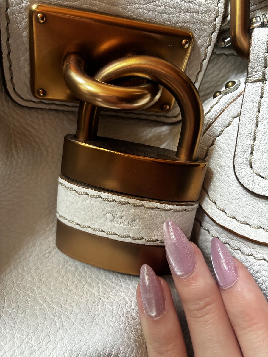 Chloé Borse da donna: Chloé Paddington bag weiss – Usato da Urdorf venduto da Lija.x 3