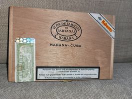 Zigarrenkiste leer, Partagas Serie D No. 4, Habanos Cuba