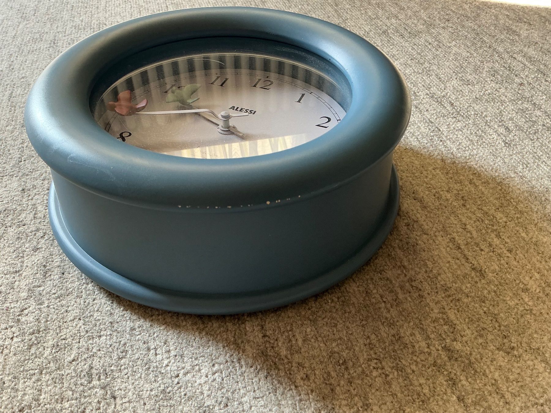 Alessi Orologi: Wanduhr Alessi mit Vögeln , – Difettoso da Jona venduto da Jancy60 1