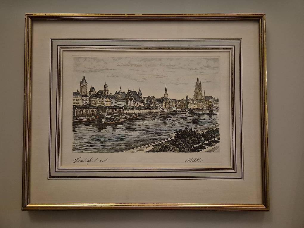 Incisioni: Gravure ancienne de Francfort – Usato da Chavannes-de-Bogis venduto da sbioley