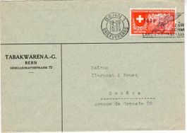 Brief, Tabakwaren AG Bern  1939