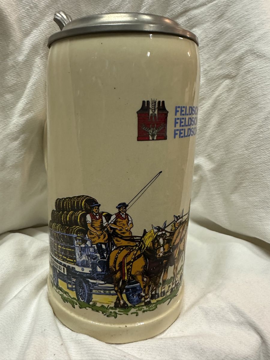 Bicchieri: Feldschlösschen bier krug – Nuovo (secondo la descrizione) da Reinach AG venduto da rares75