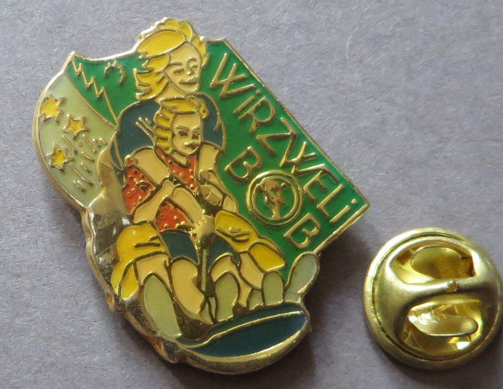 Plaketten & Abzeichen: PIN, WIRZWELI BOB, RODELBAHN – Gebraucht aus Neuhausen von luckimucki