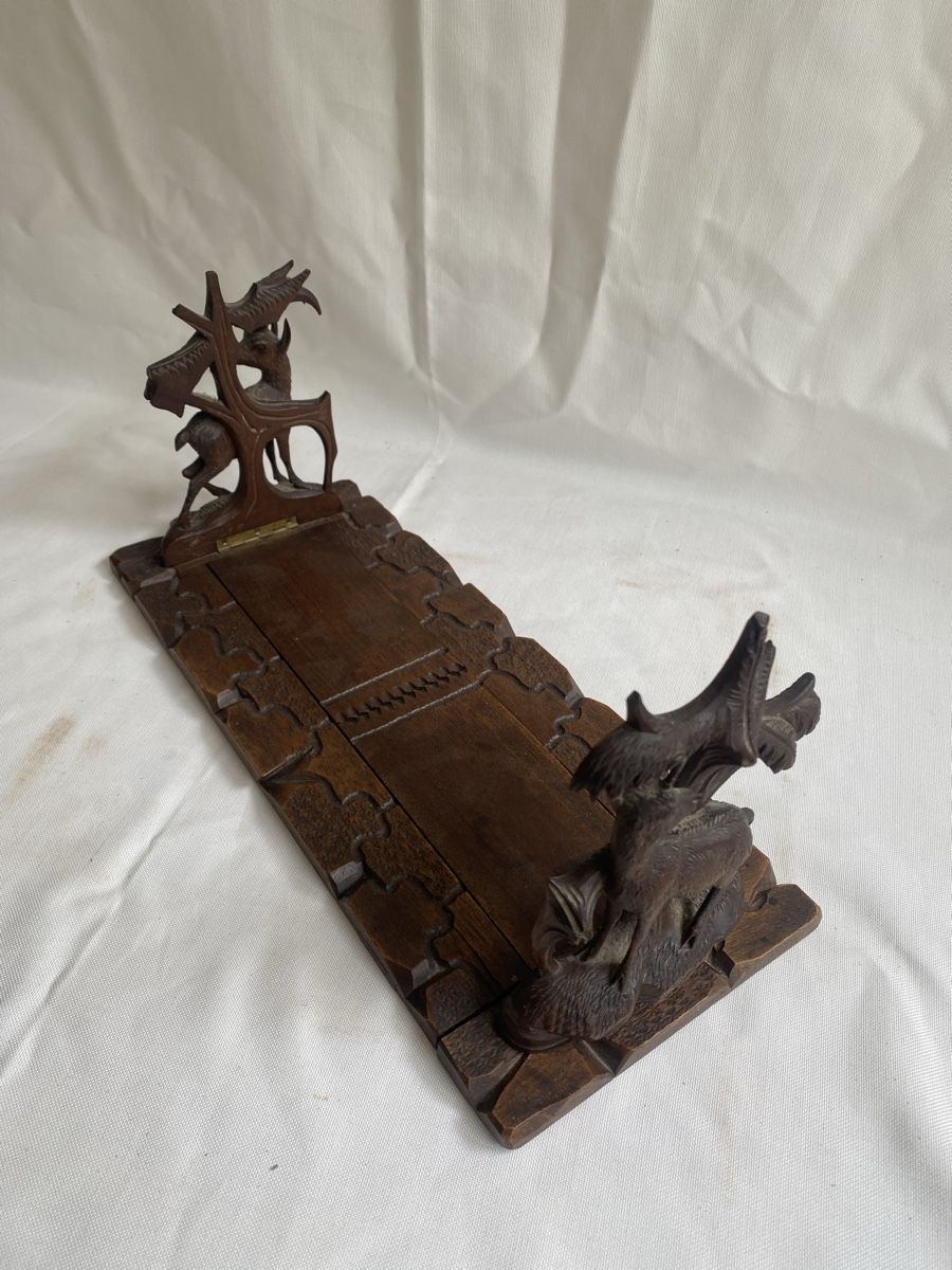 Altro in Decorazioni & Accessori: Antique Brienzer 1890s sliding book holder – Usato da Prangins venduto da melodeonman 6