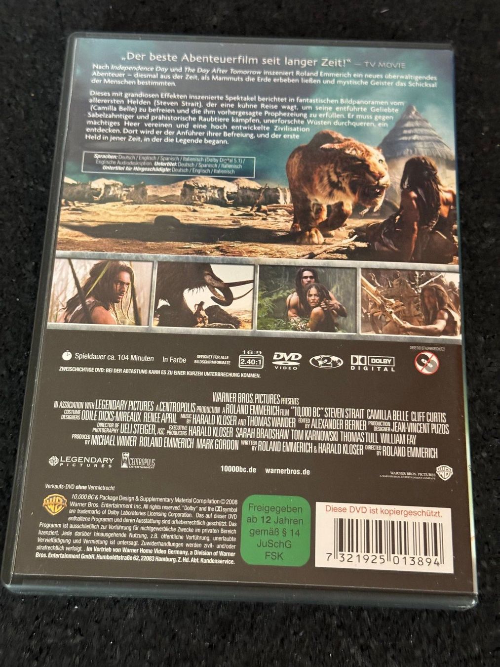 Tutti i DVDs: 10.000 BC Abenteuer DVD DE/EN/SP/IT – Usato da Fribourg venduto da tschjoly 1