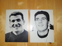 Alte yb  young boys bern autogrammkarten