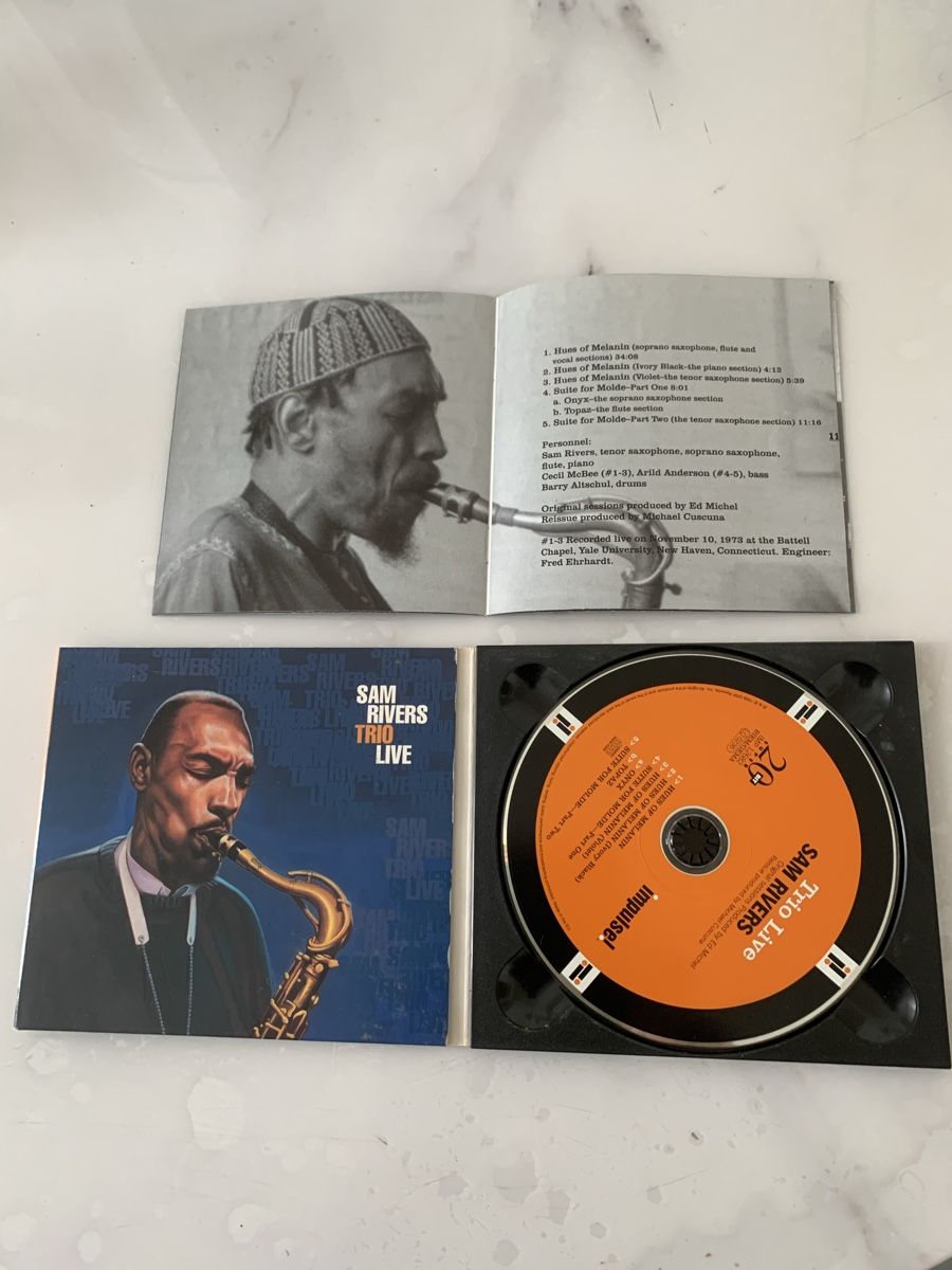 CDs: Sam Rivers( Cecil McBee, B. Altschul)Trio Live RARE – D'occasion à lausanne par Ccheche 3