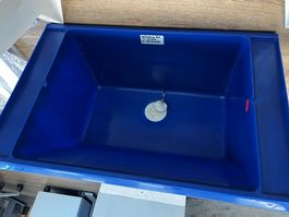 Spülwanne, Spülbecken DeLaval 40 Liter blau