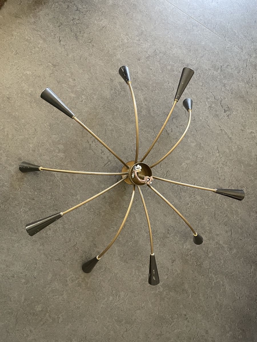 Lampadari & plafoniere: Spider Lampe Vintage gold-schwarz – Usato da Zürich venduto da ehupp