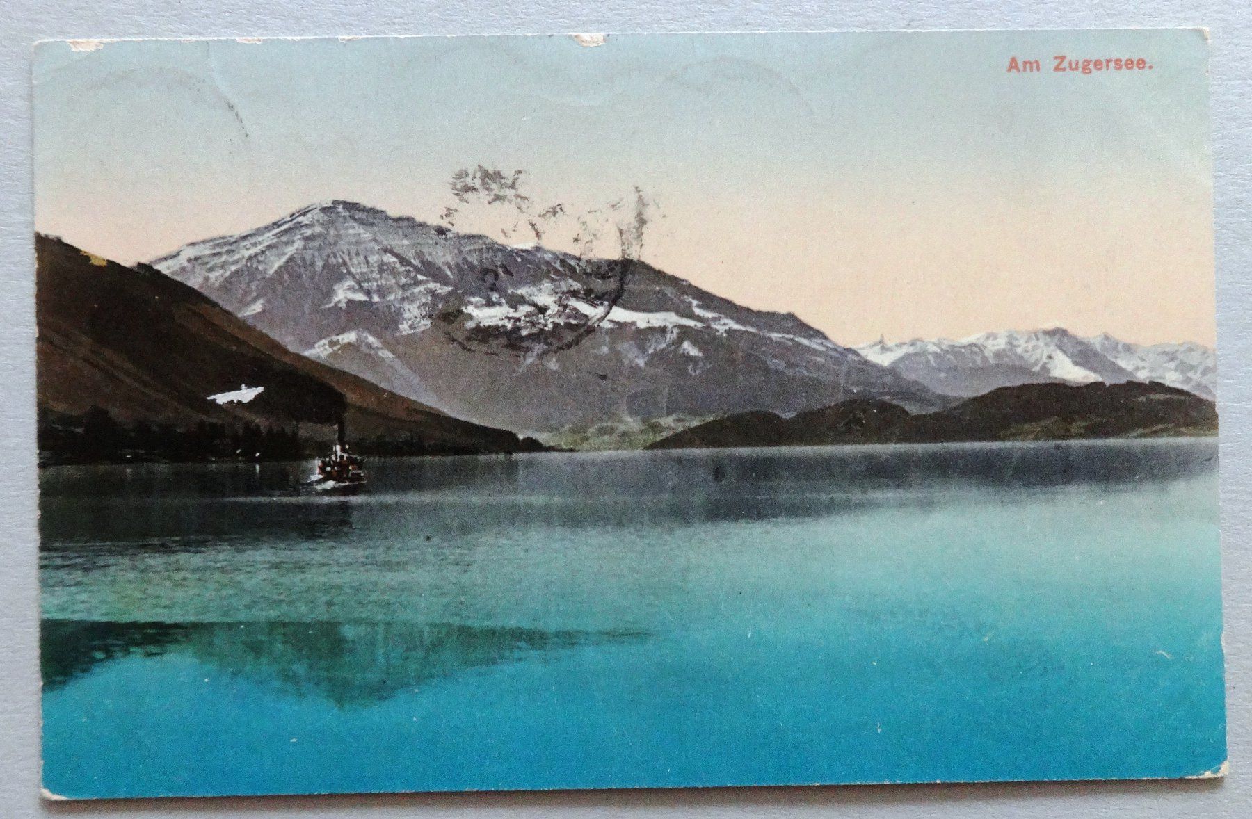 Cartoline postali: Am Zugersee – Difettoso da Fétigny venduto da Billy2miny