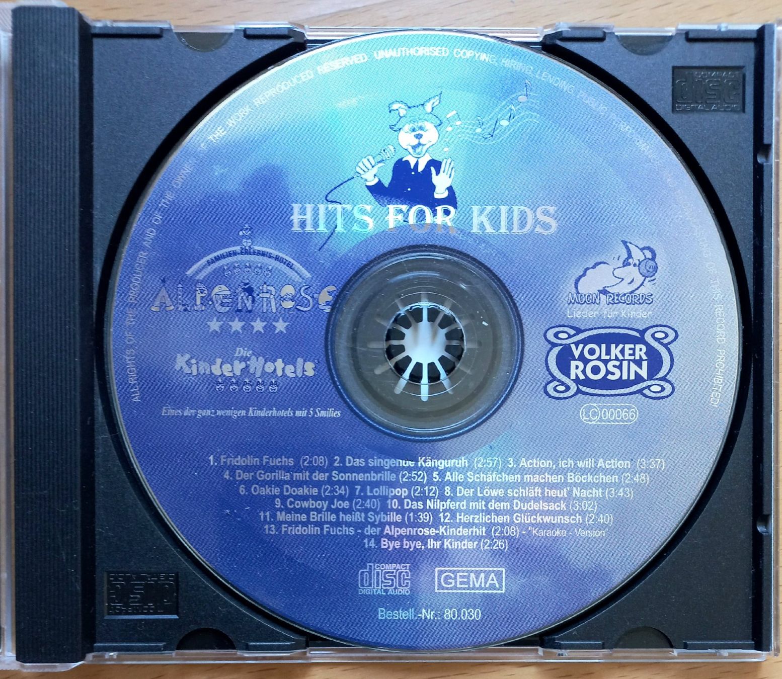 CD: CD - Volker Rosin - Hits for Kids – Usato da Niederuzwil venduto da lubimaja 1