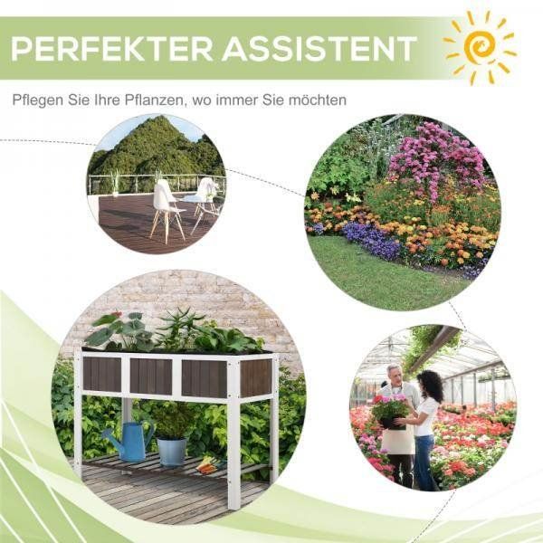 Tavoli: Pflanztisch Gartentisch hölzerne Arbeitsfläche Gartenbeete – Nuovo e nell'imballaggio originale da Kreuzlingen venduto da DealBlitz 3
