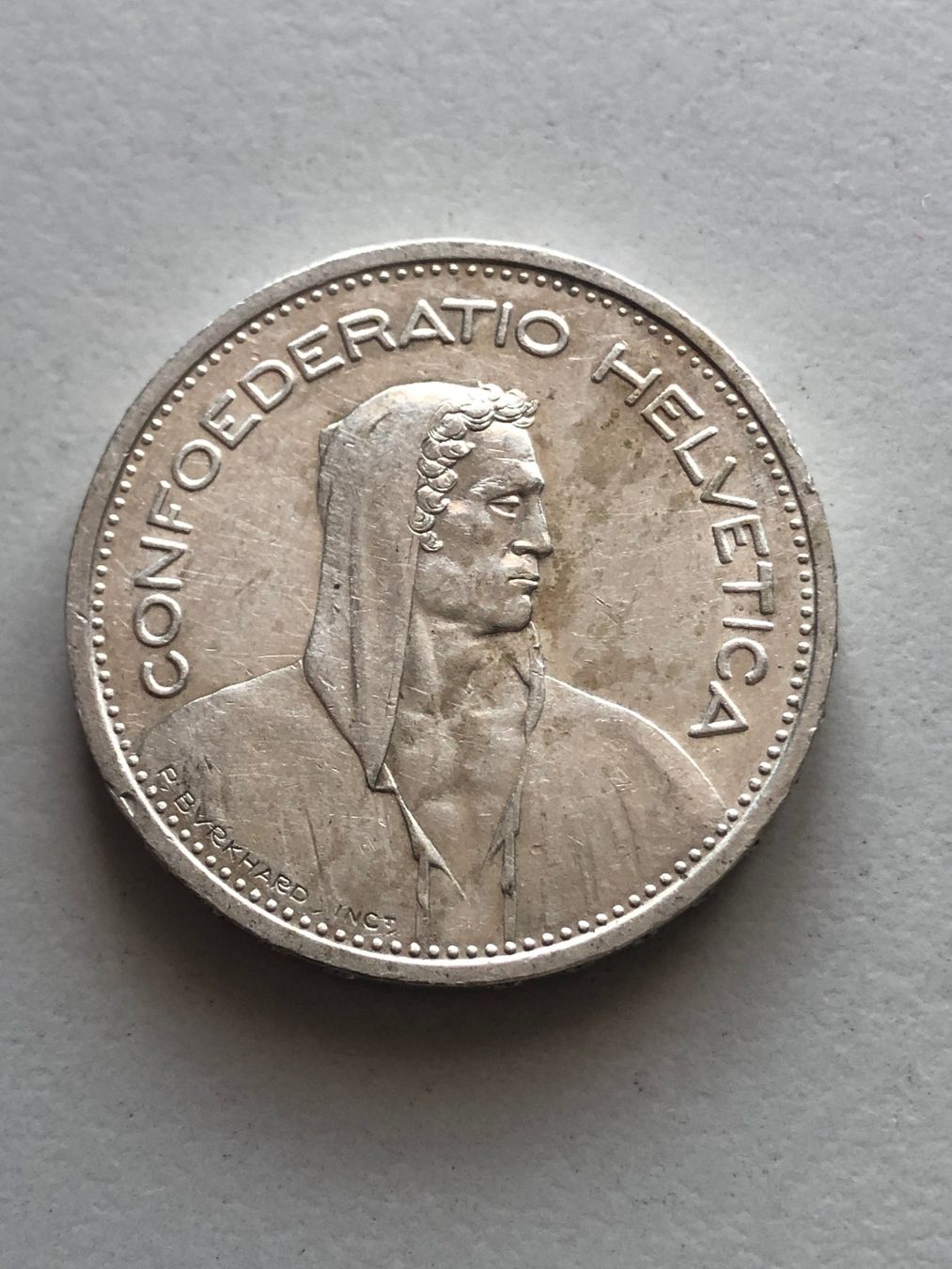 Tutti le monete: 5 Fr. 1952 – Usato da Schötz venduto da Odpa 1