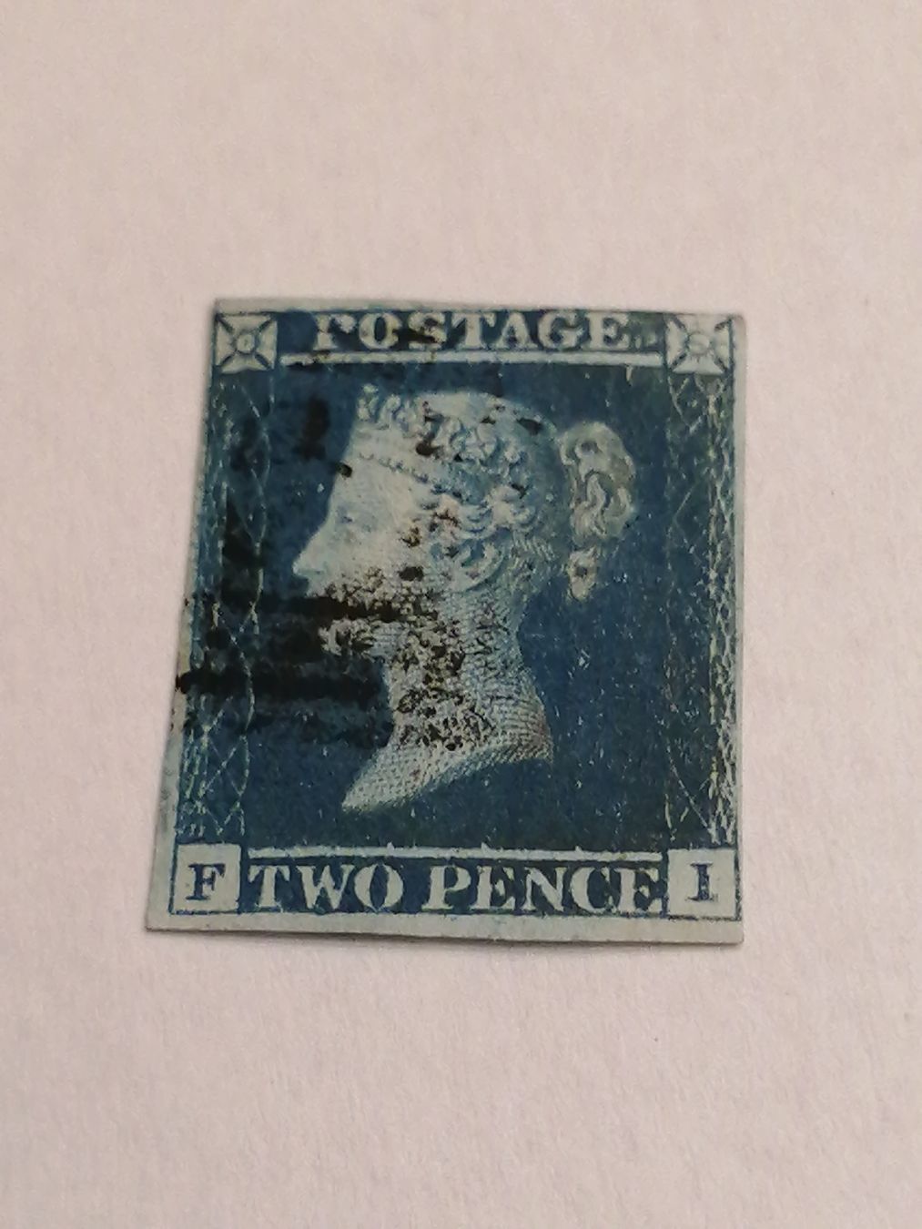 Tous les timbres: Two Pence Blue 1841, Platte 3  – D'occasion à Happerswil par tschergi