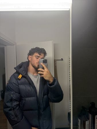 PARAJUMPERS Daunenjacke Herren Grösse L dunkelblau guter Zus