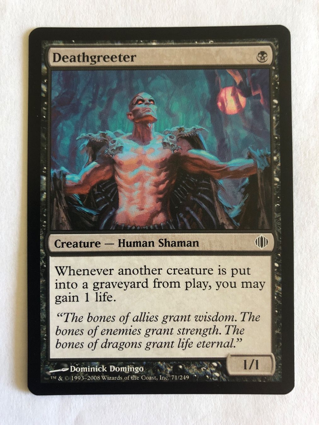 Magic The Gathering Carte collezionabili: MTG - Deathgreeter - #direktkauf – Usato da Basel venduto da Melchior5