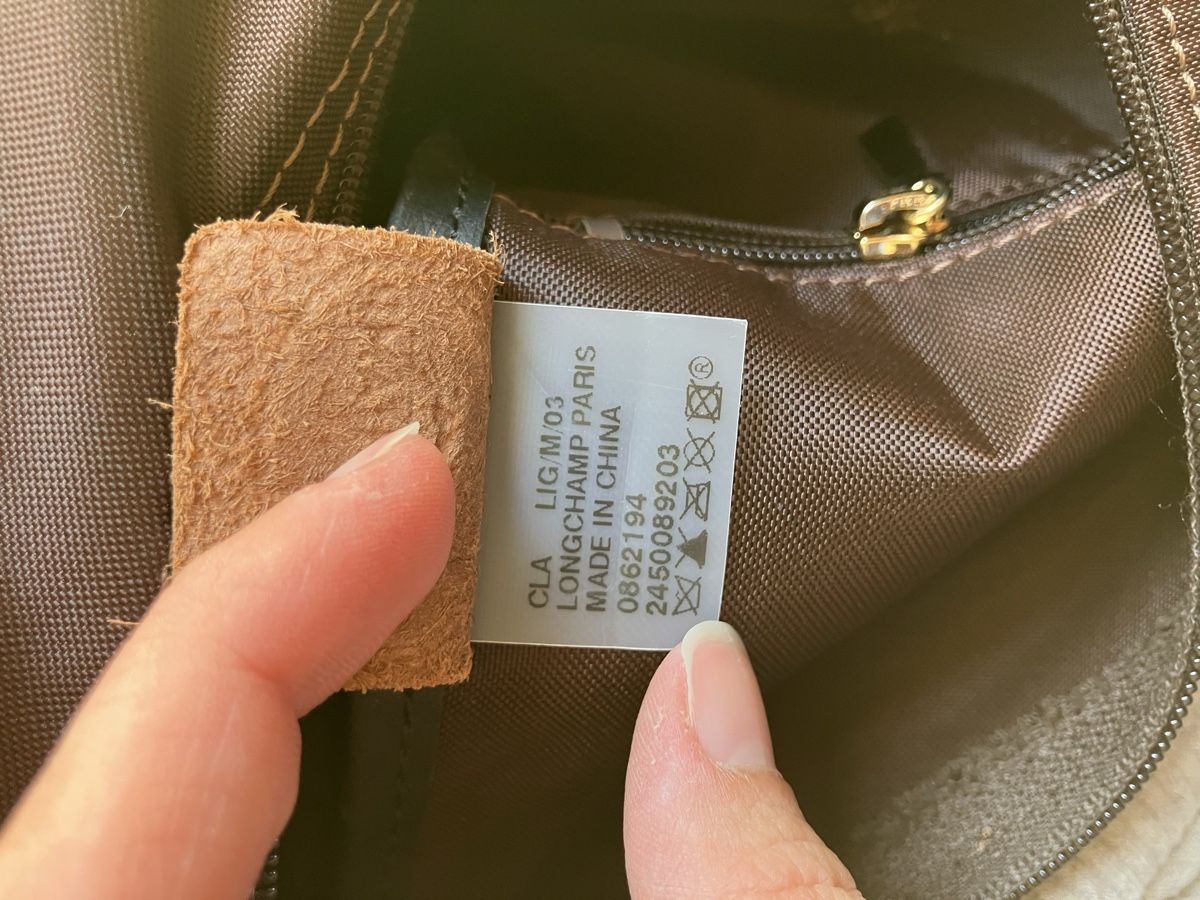 Longchamp Borse da donna: Original Longchamp Umhängetasche 'Le Pliage Original' Schoko – Usato da Zürich venduto da Ra.ahel 7