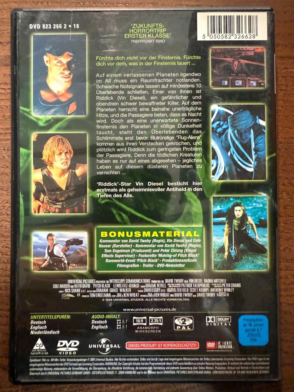 Tutti i DVDs: Pitch Black – Usato da Zürich venduto da FilmFreunde 1