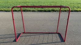 Hudora Unihockeytor rot mit Netz