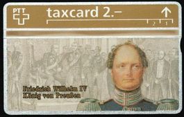Taxcard 305L_92868 Friedrich Wilhelm IV. v. Preussen ungebr.