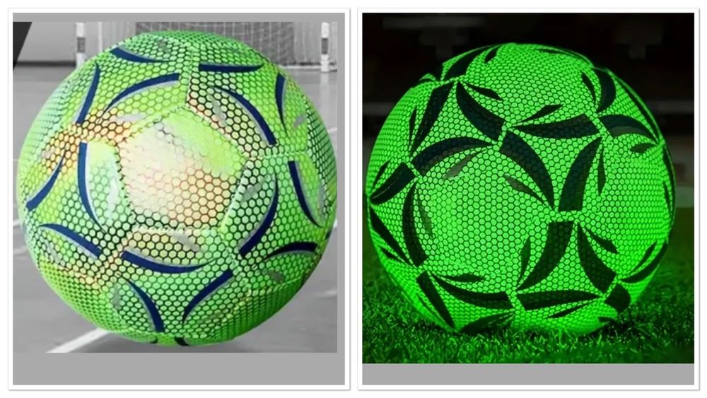 Personalisiertes American Football - Nachleuchtend Mit Name, Inkl. Pumpe & Tasche