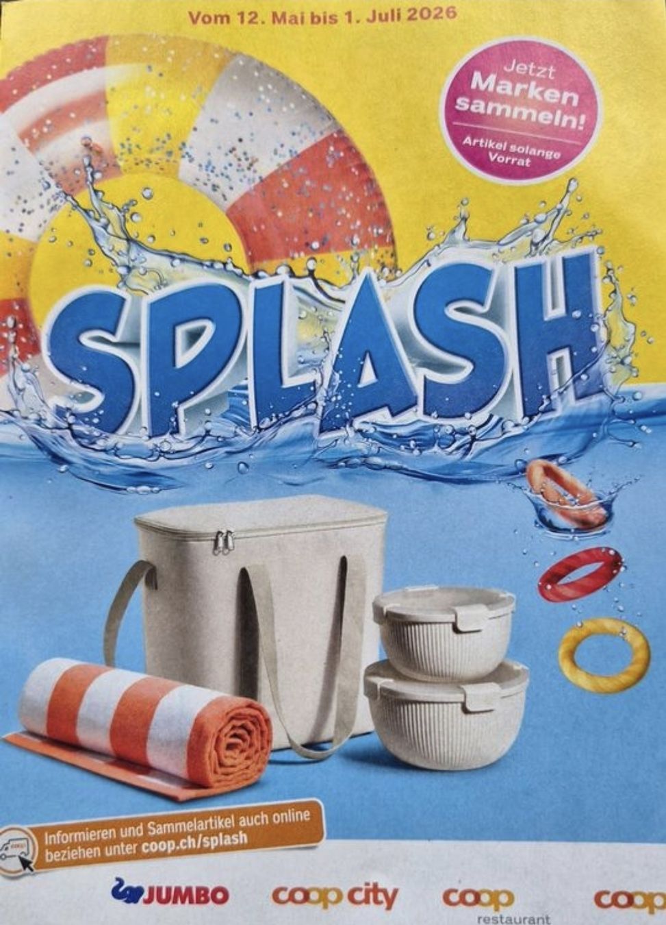 Coop Raccolte di bollini & punti: Coop Splash 3 Volle Karte – Nuovo e nell'imballaggio originale da Steffisburg venduto da Mallekobold